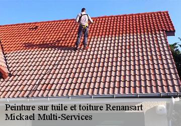 Peinture sur tuile et toiture  renansart-02240 Mickael Multi-Services